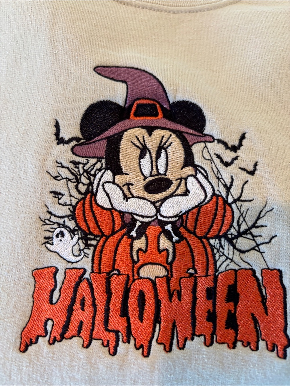 Halloween Minnie Witch Sweatshirt - - Picture 3 of 3